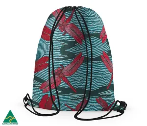 Sheryl J Burchill Drawstring Bag - Rainforest