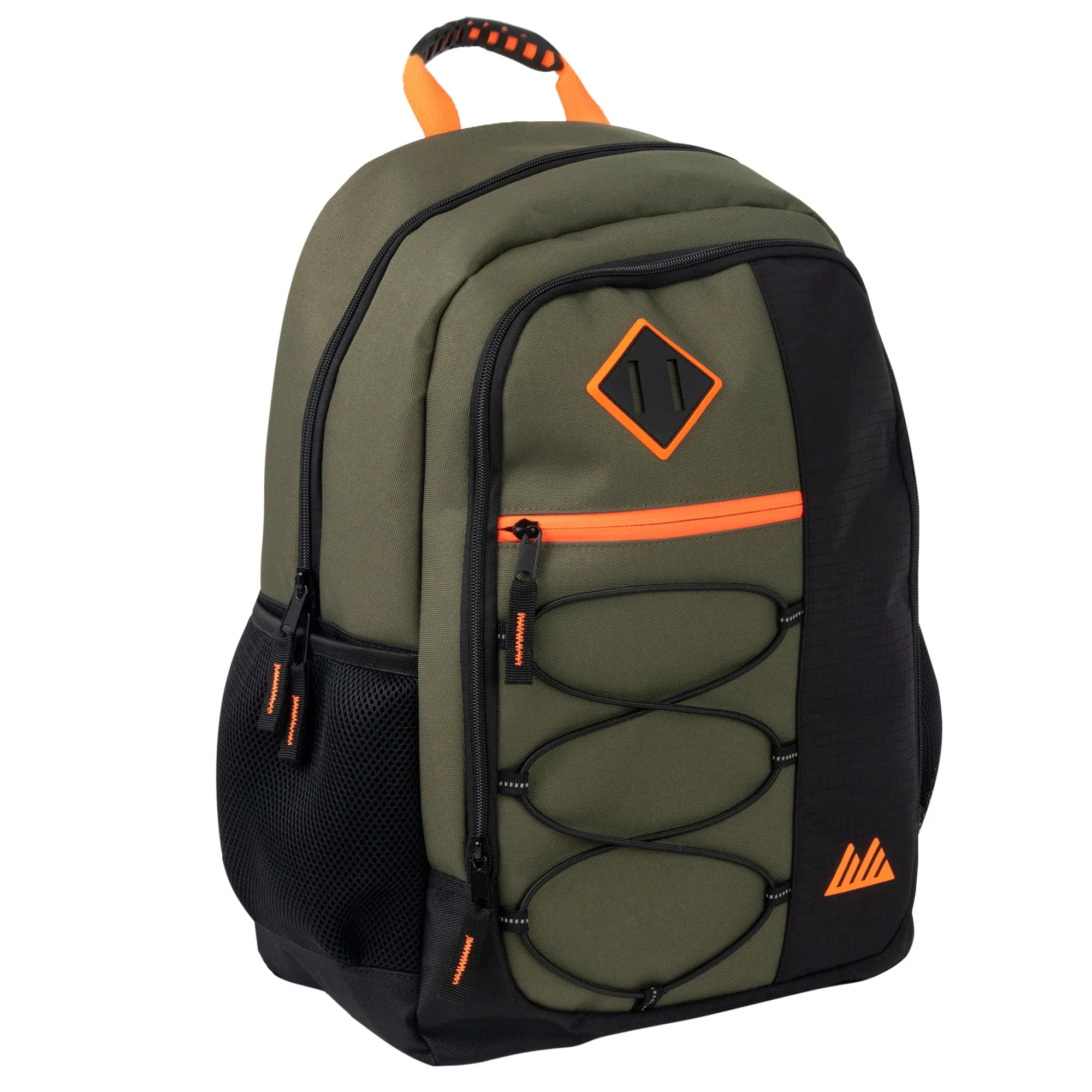 Wholesale 46cm Bungee Backpack 25L Capacity With Side Pocket - 3 Colours